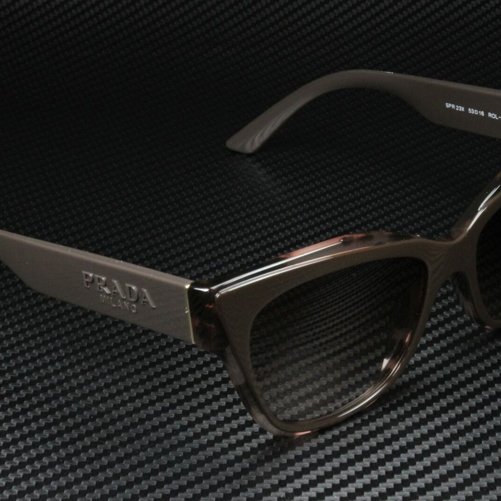 NEW Prada Brown Gradient 53mm Women's Sunglasses - Picture 3 of 5